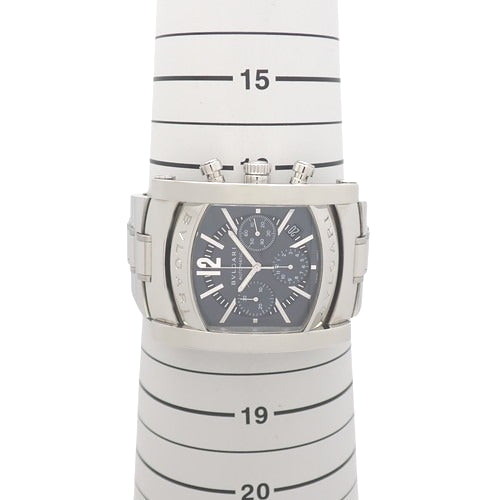 Ashoma AA48SCH Stainless Steel Automatic Chronograph Navy Silver