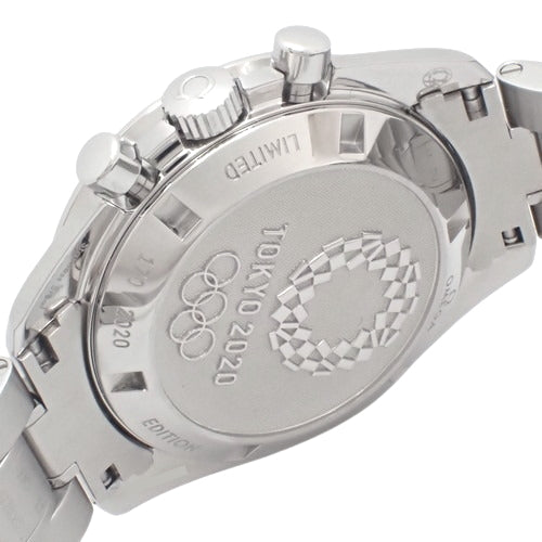 【保証書付】スピードマスター 42ｍｍ 522.30.42.30.06.00﻿1 SS 手巻き 2020年 東京オリンピック限定 クロノグラフ 2018年9月購入 グレー シルバー