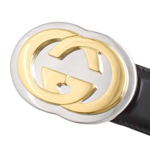 Interlocking G Belt, Double G, Size 90/36, Leather, 598092, DT90X 1000