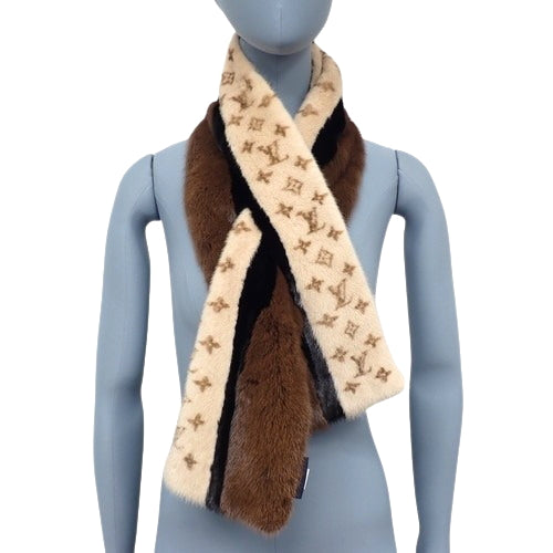 Monogram Echarpe Louis in the Winter Apparel Fashion Accessories Mink M76165