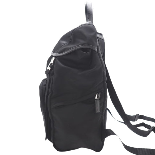 ロゴプレート リュックサック ナイロン VELA NERO ネロ 1BZ039_V44_F0002 ショルダーバッグ 肩掛けかばん デイリー