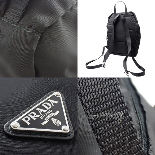 ロゴプレート リュックサック ナイロン VELA NERO ネロ 1BZ039_V44_F0002 ショルダーバッグ 肩掛けかばん デイリー