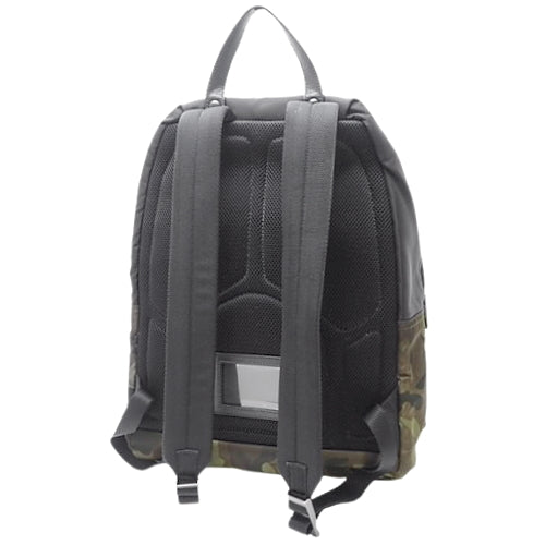 Camouflage Backpack with Camouflage Pattern and Logo Plate, Nylon, TESSUTO CAMOUFL MIMETICO VZ0066