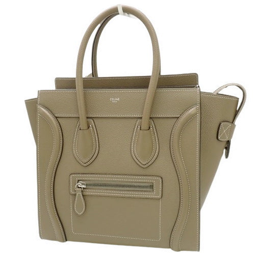 Luggage Micro Shopper, Drummed Calfskin, Suede, 189793DRU.09SO (currently available as of January 2024), Tote Bag