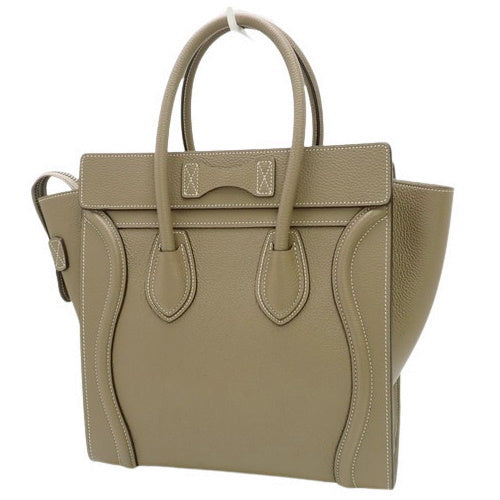 Luggage Micro Shopper, Drummed Calfskin, Suede, 189793DRU.09SO (currently available as of January 2024), Tote Bag