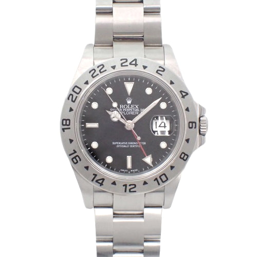 [保修] 16570 Explorer 2 不锈钢 Z 系列 (2006) 自动 黑色 银色