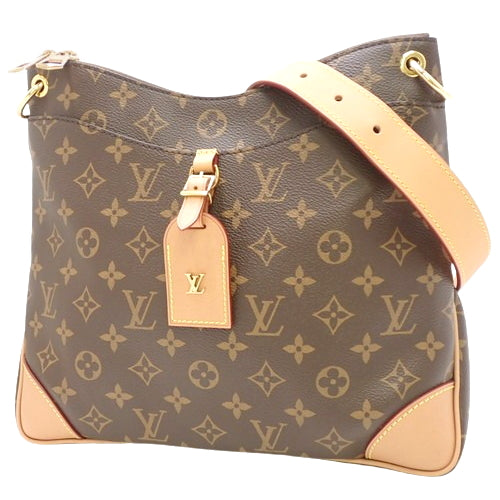 Monogram Odeon NM MM Shoulder/Crossbody Bag in Monogram Canvas, Natural, M45355