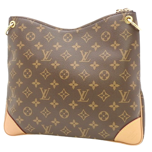 Monogram Odeon NM MM Shoulder/Crossbody Bag in Monogram Canvas, Natural, M45355