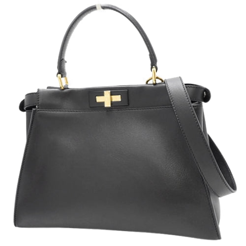 Peekaboo Medium 2-way Shoulder Bag, Regular Calfskin, 8BN290