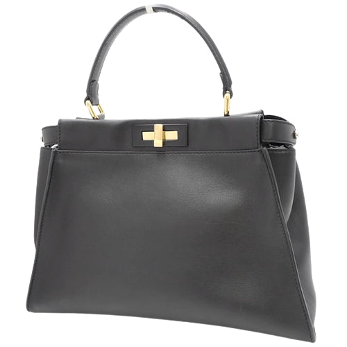 Peekaboo Medium 2-way Shoulder Bag, Regular Calfskin, 8BN290