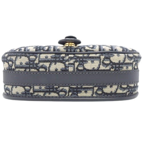 Bobby Medium Bag, Blue Dior Oblique Jacquard Canvas, M9319UTZQ_M928 (Currently in production as of February 2024)