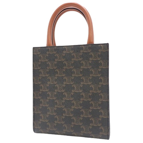 Mini Vertical Cabat 2-Way Shoulder Bag, Calfskin, Triomphe Canvas, Tan, 194372BZK.04LU (Currently available as of February 2024)