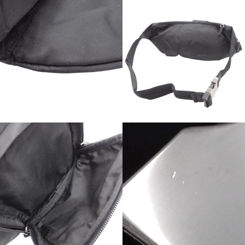 Body bag, waist pouch, crossbody, nylon, NERO (black), VA0056