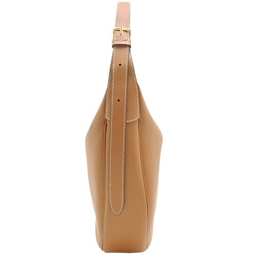 Eroïse cuir Triomphe bag, calfskin, tan, 114713FLH.04LU (currently available as of February 2024)