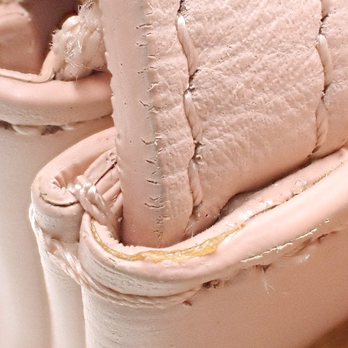 トリオ スモール レザー ピンクベージュ 肩掛け 斜め掛け ポシェット