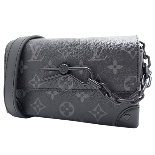Monogram Eclipse Steamer Wearable Wallet Mini Bag, Shoulder/Crossbody, Monogram Eclipse M81783 (Current as of February 2024)