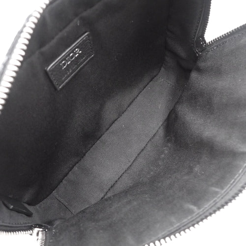 Safari Maxi Messenger Bag, Canvas &amp; Leather, Black, 1ESPO297YKY_H03E (currently available as of February 2024), Shoulder Bag, Crossbody Bag, Oblique Jacquard