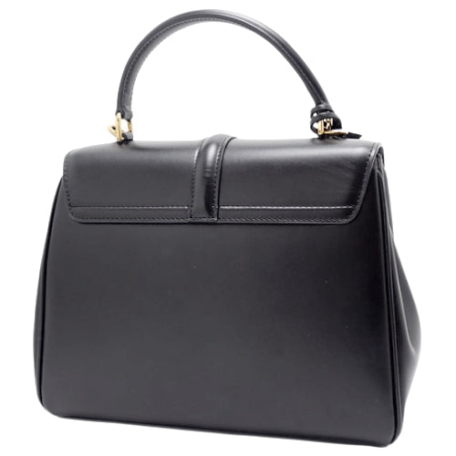 16 Sez Small Calfskin Black 188003BEY.38NO (Currently in production as of February 2024) 2-way shoulder bag, can be worn on the shoulder or crossbody.