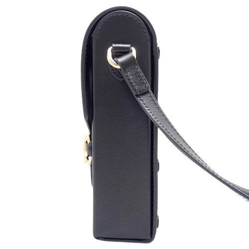 Horsebit 1955 Mini Bag, Leather, Black, 625615 0YK0G 1000, Shoulder Bag, Crossbody, Square
