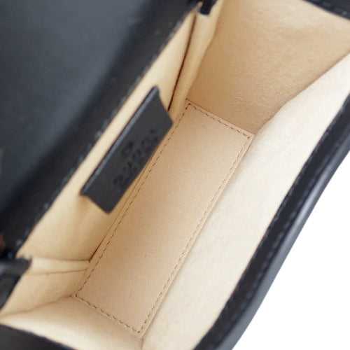 Horsebit 1955 Mini Bag, Leather, Black, 625615 0YK0G 1000, Shoulder Bag, Crossbody, Square