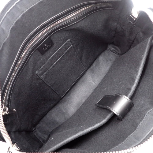 GG Supreme Briefcase, GG Supreme canvas, gray, black, 474135 K5RLN 1095 (currently available as of March 2024), 2-way shoulder bag, shoulder strap, crossbody, commuter bag.