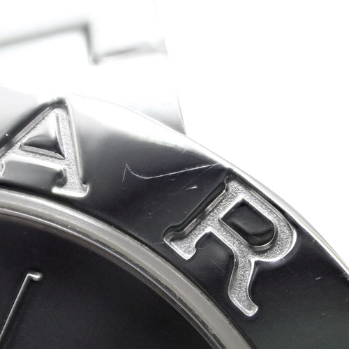 [2021 Warranty] Bvlgari Bvlgari BB26SS Stainless Steel Quartz Watch, Purchased in August 2021, Black and Silver
