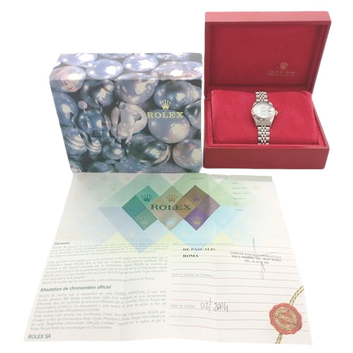 [Warranty included] 79174NR Datejust White Gold/Stainless Steel F Series (2003-2004) Automatic, Purchased in February 2004, White and Silver