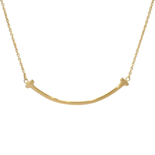 Smile Pendant, Small, Yellow Gold (K18YG), Accessory, Jewelry