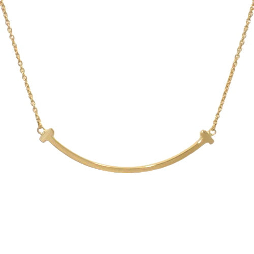 Smile Pendant, Small, Yellow Gold (K18YG), Necklace, Jewelry, T Smile