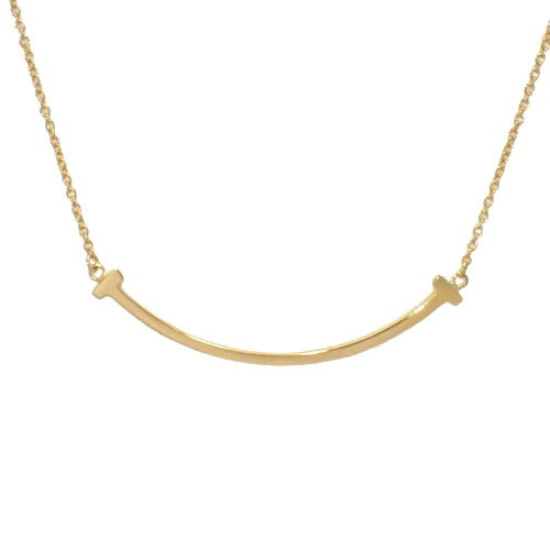 Smile Pendant, Small, Yellow Gold (K18YG), Necklace, Jewelry, T Smile