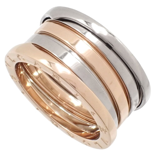 B-zero1 Perfect Mistake Ring in 18K White Gold, WG, and PG. Accessory and Jewelry. Size 19 (59).