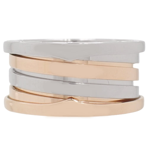 B-zero1 Perfect Mistake Ring in 18K White Gold, WG, and PG. Accessory and Jewelry. Size 19 (59).