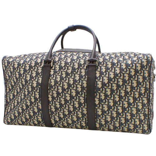 Dior Oblique Jacquard Lango 50 双向单肩包，旅行帆布
