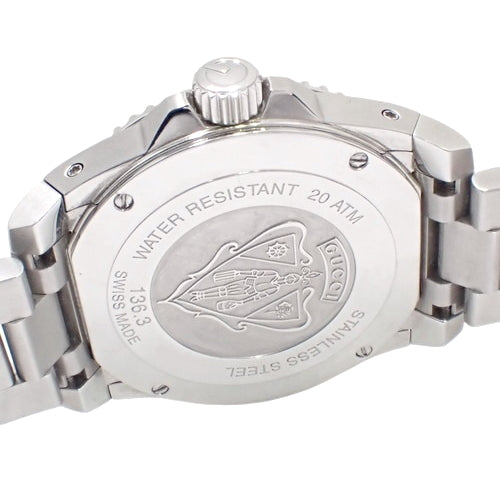 [Warranty included] DIVE YA136302 Stainless Steel Quartz Watch, Purchased January 2018, White/Silver