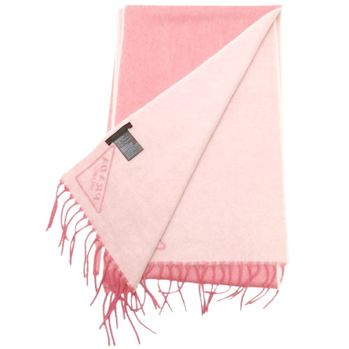 Double Cashmere Scarf, Apparel, Fashion Accessory, Triangle Logo, Cashmere, 1FS009