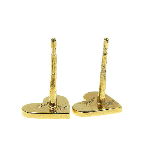 Triumph Logo Mini Heart Earrings, Metal (GP), Accessory, Jewelry