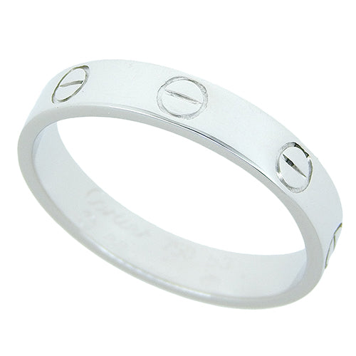 LOVE ウェディング リング ホワイトゴールド K18WG アクセサリー ジュエリー