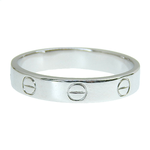 LOVE ウェディング リング ホワイトゴールド K18WG アクセサリー ジュエリー