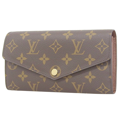 Monogram Portefeuille Sarah Bifold Long Wallet in Monogram Canvas, M60531 (current product as of April 2024)