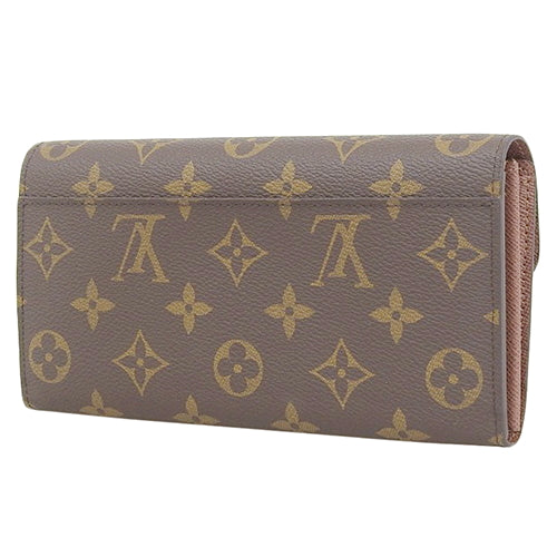 Monogram Portefeuille Sarah Bifold Long Wallet in Monogram Canvas, M60531 (current product as of April 2024)