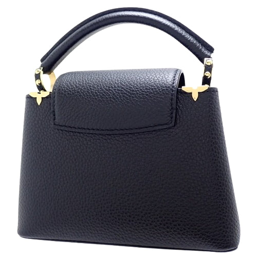 Capucine Mini, Triomphe Leather, Noir, M56669 (currently in production as of March 2024), Shoulder Bag, 2-Way, Mini