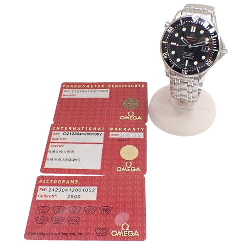 [Warranty included] Seamaster Diver 300m 212.30.41.20.01.002 Stainless Steel Automatic Co-Axial Purchased in February 2010 Black Silver