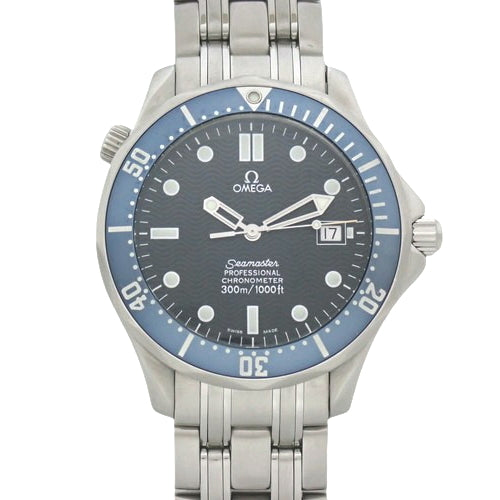 シーマスター 300m 2531.80 ステンレススチール SS 自動巻き 41ｍｍ プロフェッショナル ブルー シルバー