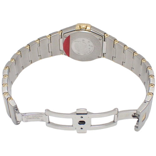 [Warranty included] Constellation 27 123.25.27.60.52.002 YG/SS Quartz Bezel Diamond Silver