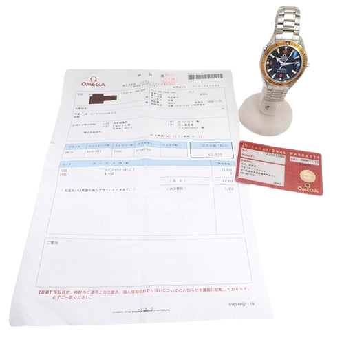 [Warranty included] Seamaster Planet Ocean 2209.50 Automatic, Purchased November 2008, Black and Silver