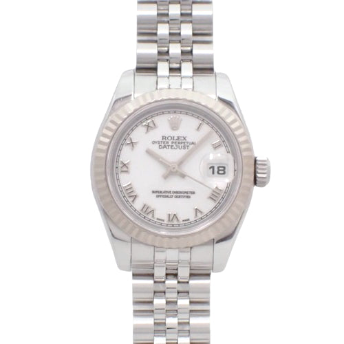 179174 Datejust 白金 SS D (2005) 自动上链 白色 银色
