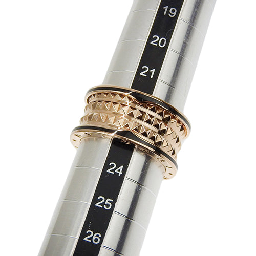 B-zero1 B-zero1 Rock Ring, 18K Pink Gold, PG, Ceramic, Accessory, Jewelry, B-zero1, Size 23 (63)