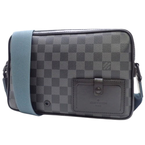 Damier Graphite Alpha Messenger Shoulder/Crossbody Bag in Damier Graphite Canvas N40188