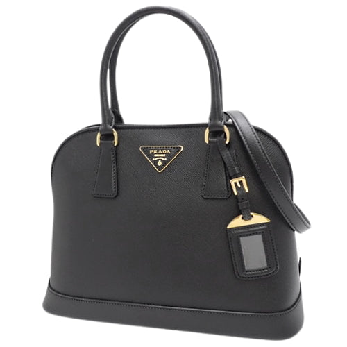 两用手提包、单肩包、斜挎包、Saffiano 皮革、SAFFIANO LUX NERO BN2567