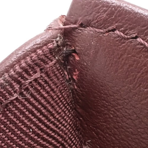 マトラッセ ココマーク 三つ折り財布 キャビアスキン ブラック A84401 3つ折り ミニウォレット 両面財布 Wホック